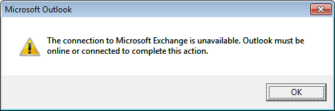 Exchange Unavailable